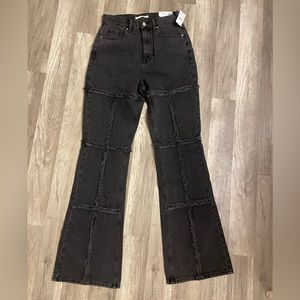 PacSun High Rise Bootcut Pants Black